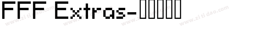 FFF Extras字体转换